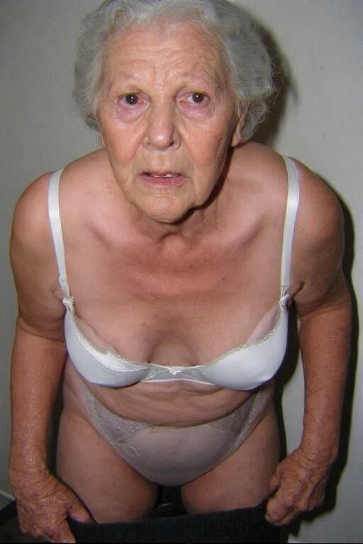 Granny Struggles to Put on Her Pants