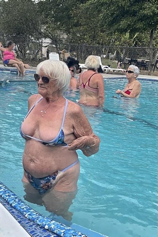 Grannies at the Pool