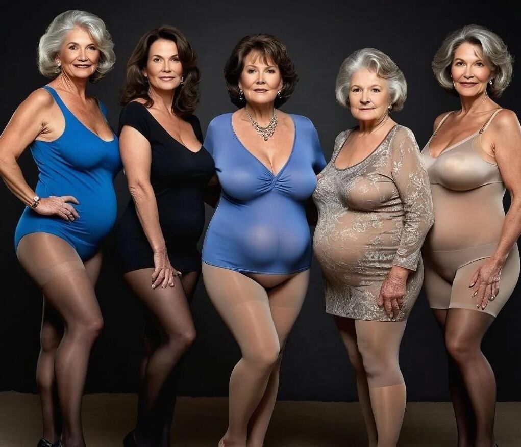 Mi selección de IA de vestidos para abuelas desnudadas.