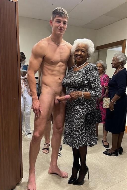 worshipping the black GILF.