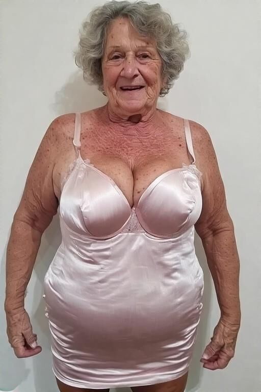 Grannies in Satin Dresses