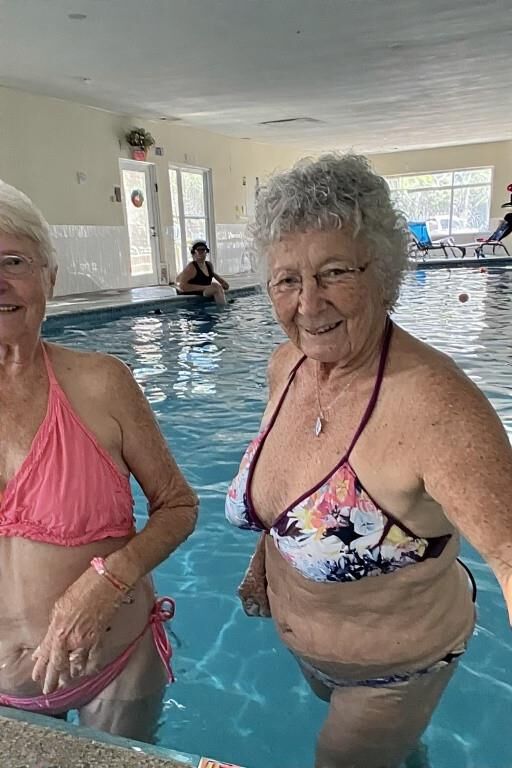 Grannies at the Pool