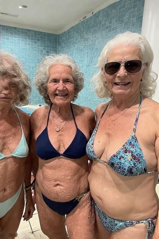 Grannies at the Pool