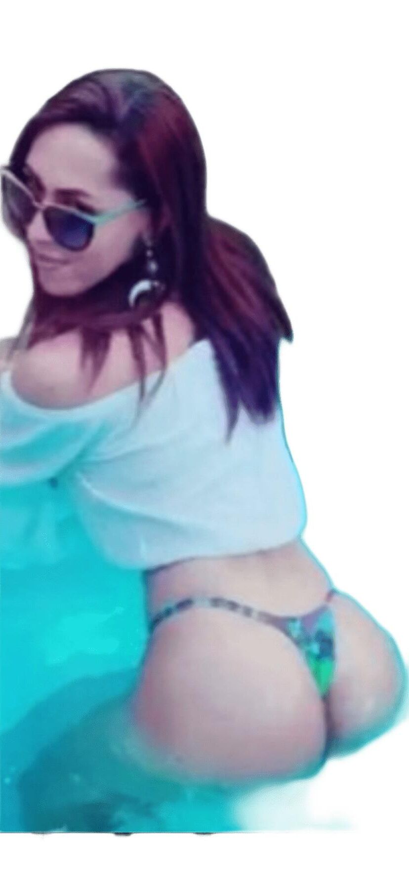 Latina mignonnes Big Butt Stickers