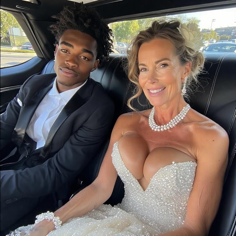 Esposa o tu madre yendo al baile de graduación (ai)