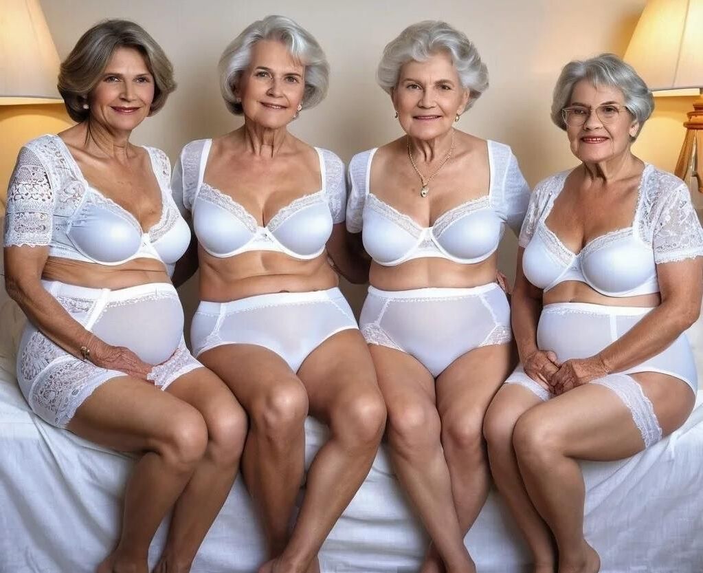 Mi selección de IA de vestidos para abuelas desnudadas.