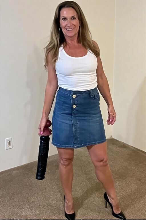 White moms and their dildoes