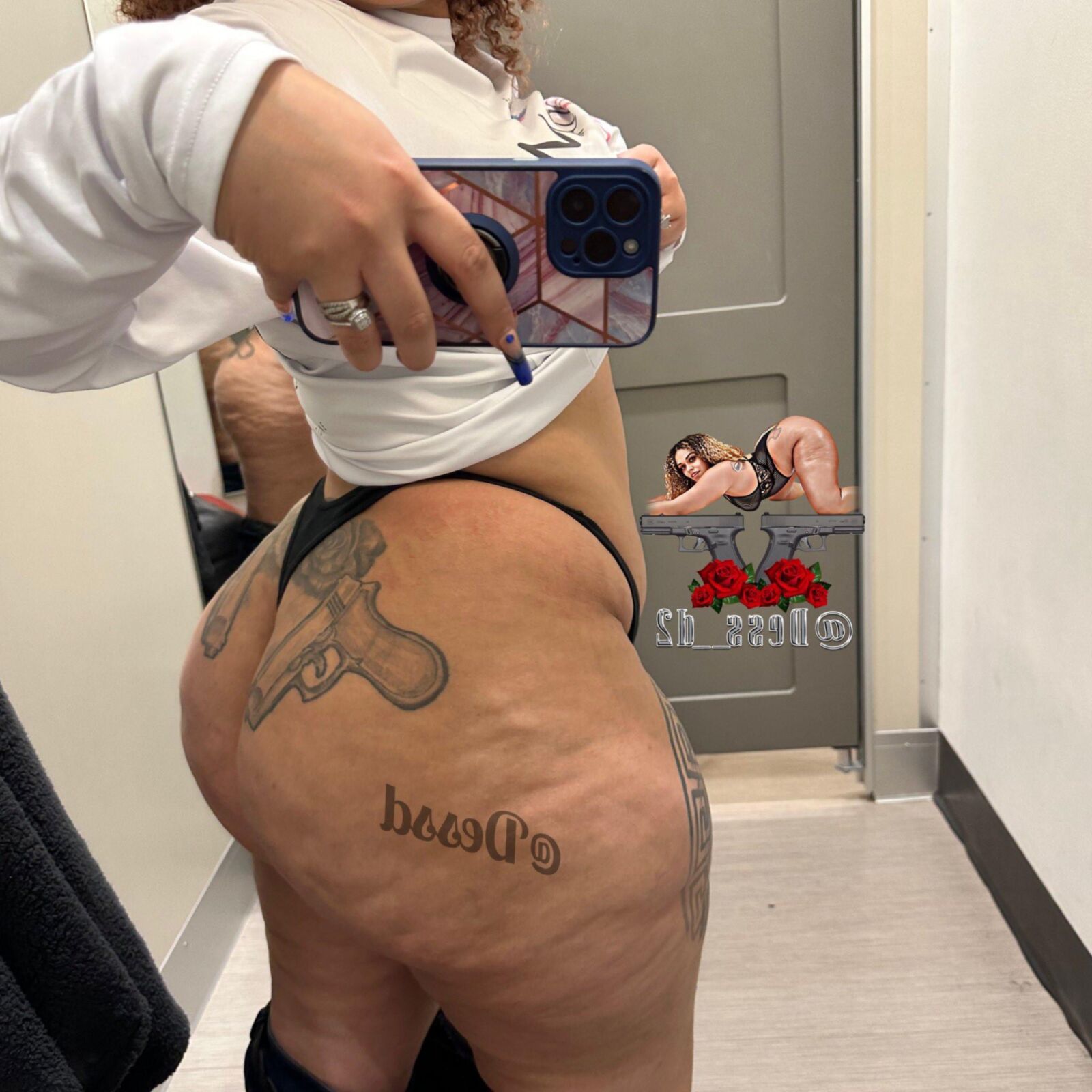 Tatuagem de carimbo de tramp big booty redbone ébano