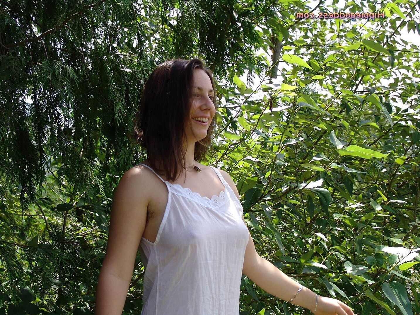 Hippiegoddess Jade White Vestido al aire libre