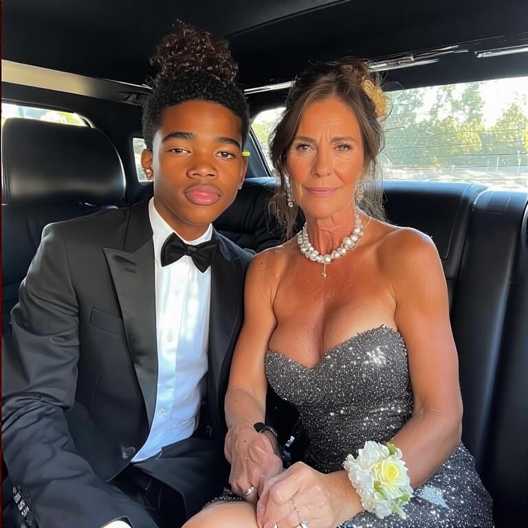 Esposa o tu madre yendo al baile de graduación (ai)