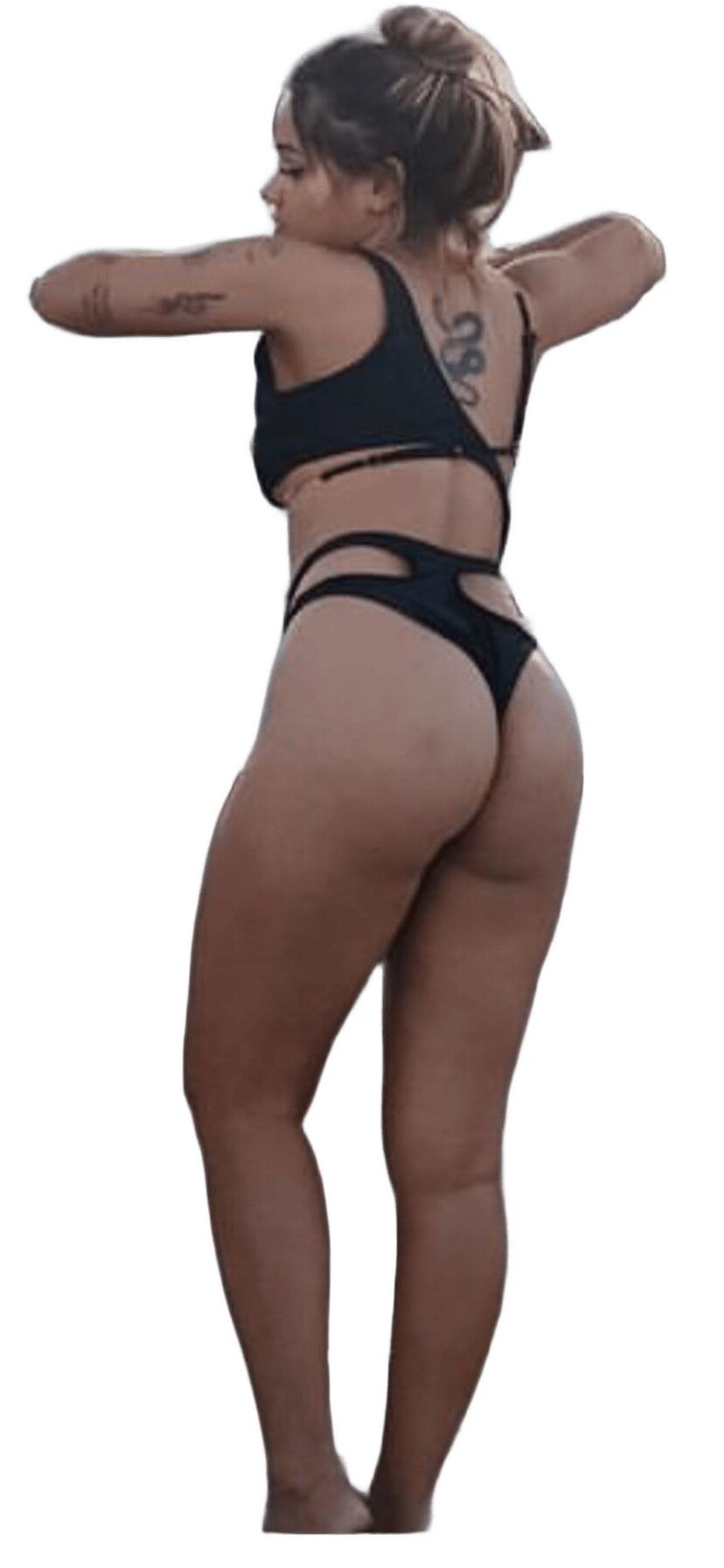Latina lindas pegatinas grandes de trasero