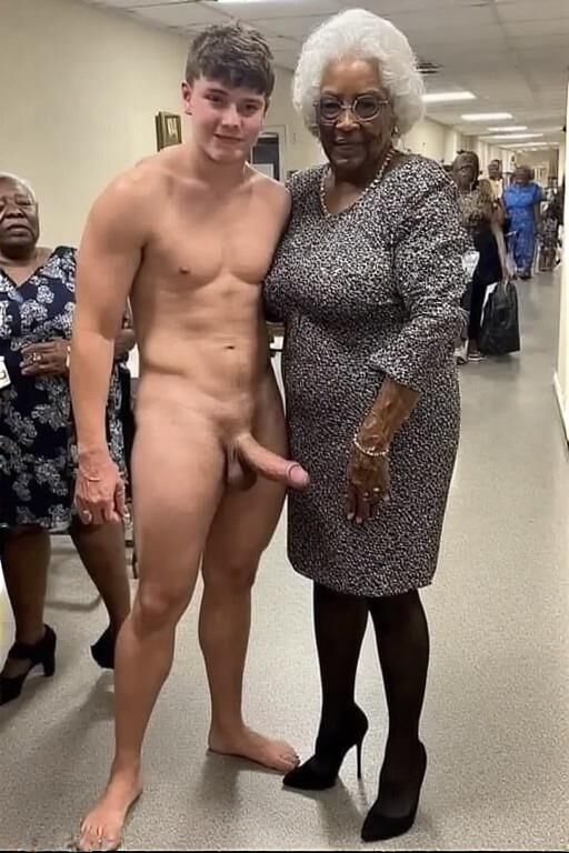 worshipping the black GILF.