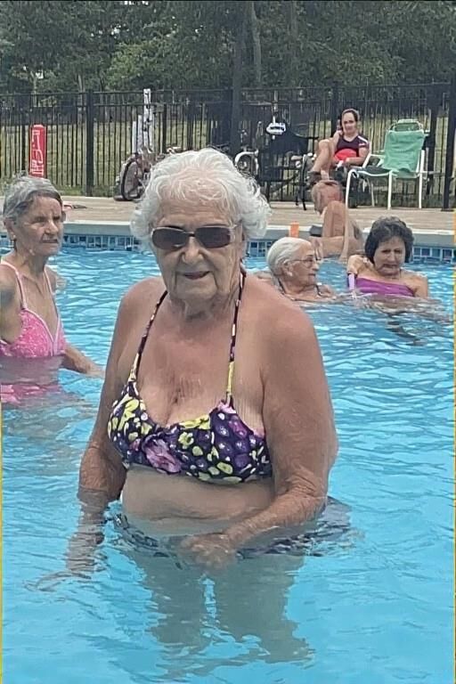 Grannies at the Pool