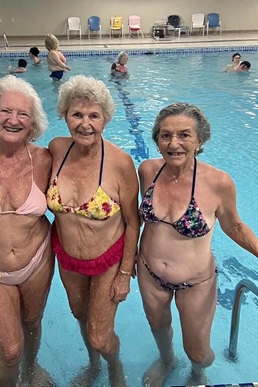 Grannies at the Pool
