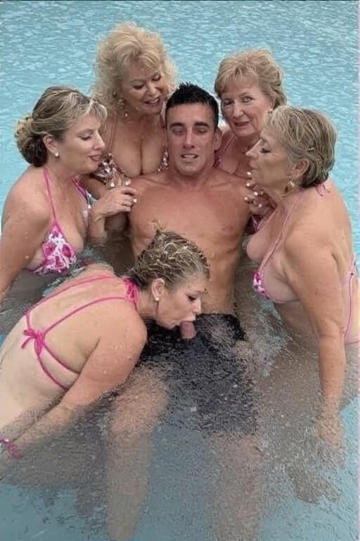 Grannies at the Pool