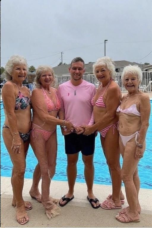 Grannies at the Pool