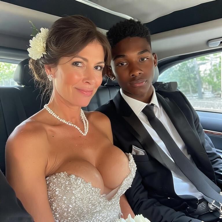 Esposa o tu madre yendo al baile de graduación (ai)