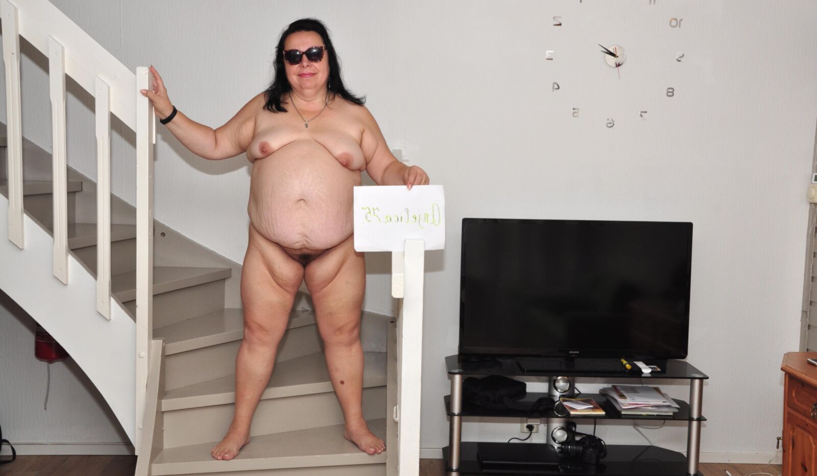 私はbbw妻を自己示します。