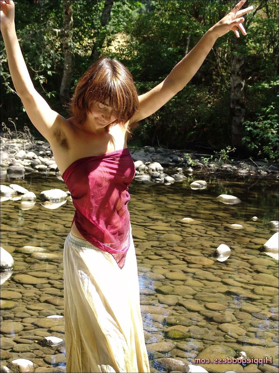 HippieGoddess BREA Washing in the river