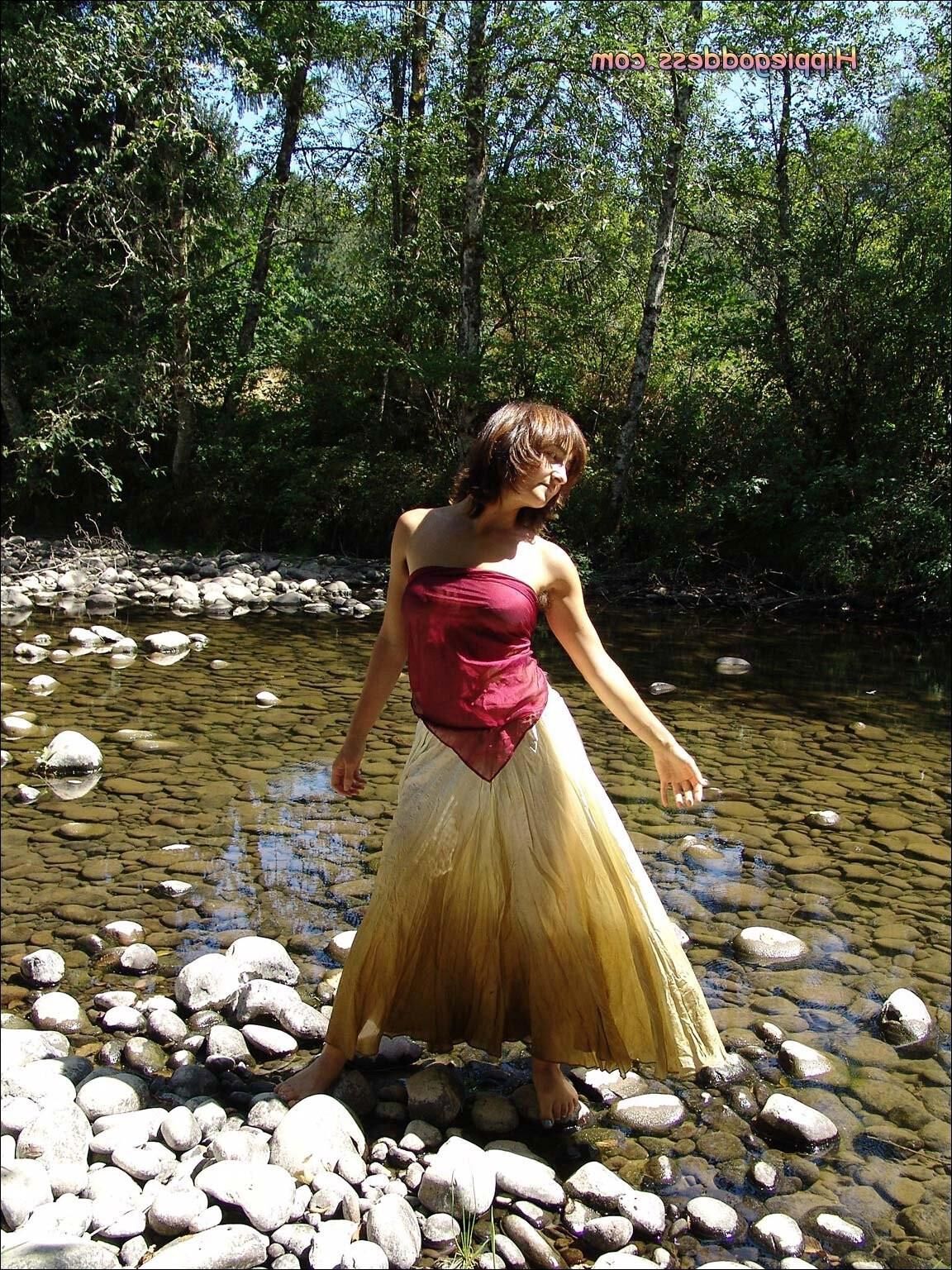 HippieGoddess BREA Washing in the river