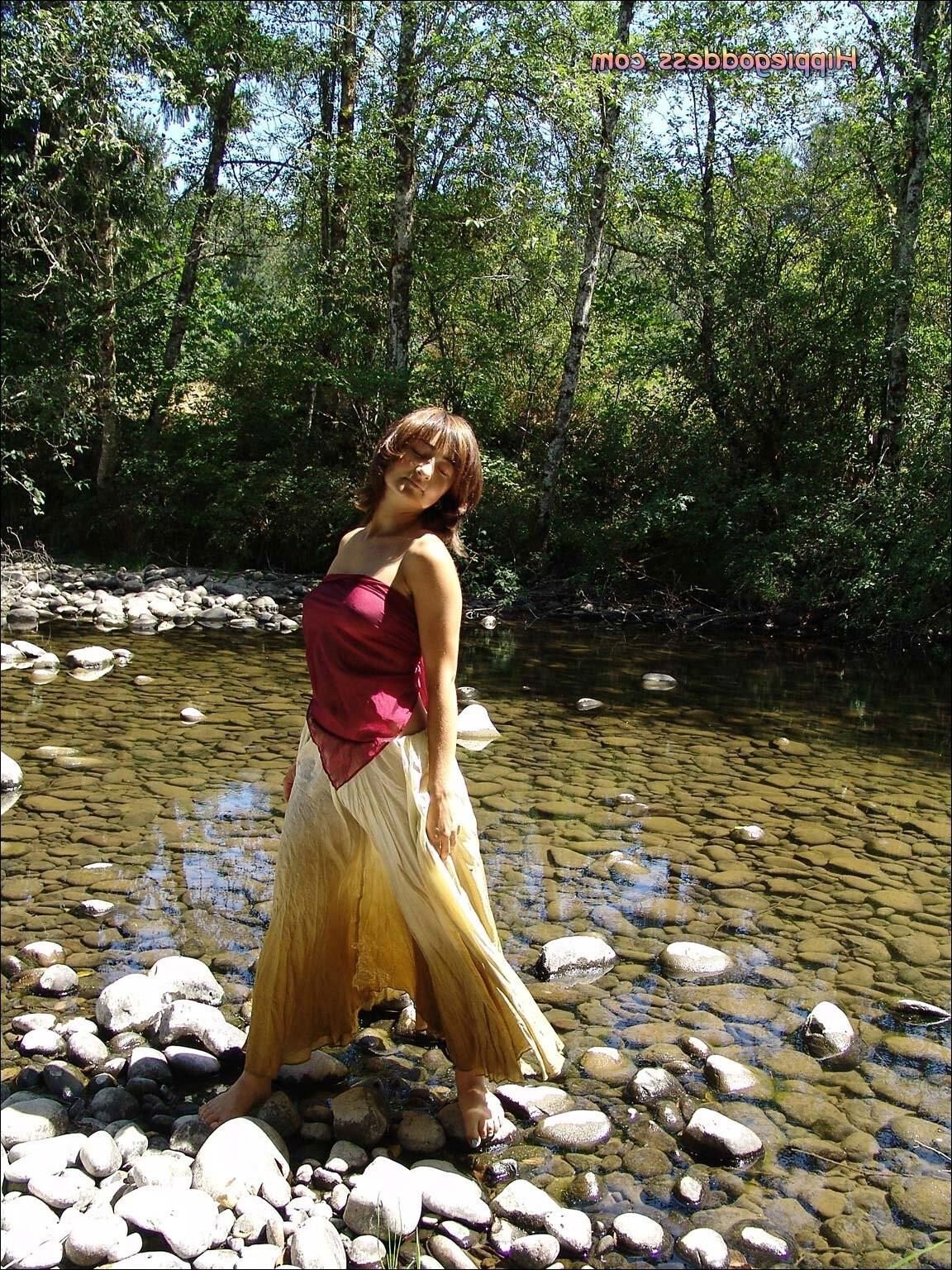 HippieGoddess BREA Washing in the river