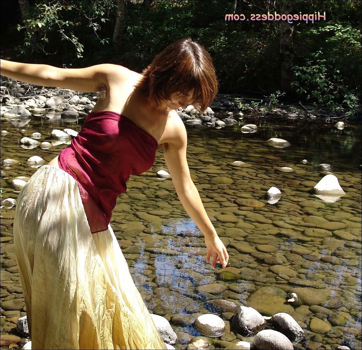 HippieGoddess BREA Washing in the river