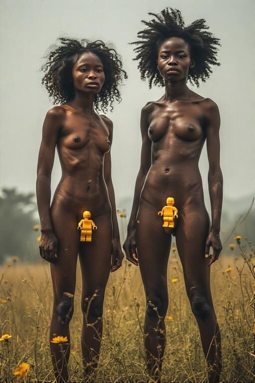 Figuras de LEGO NSFW en cuerpos africanos