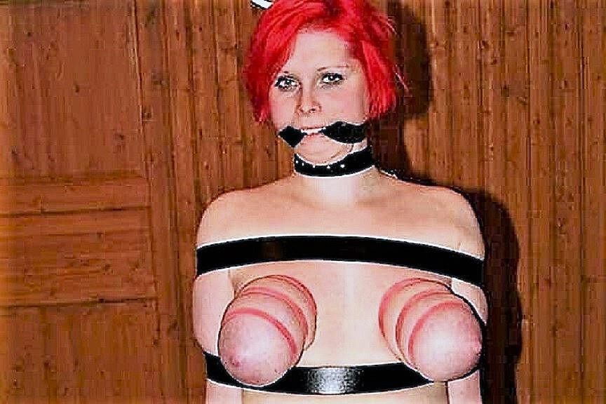 Big Tit youngster in bondage