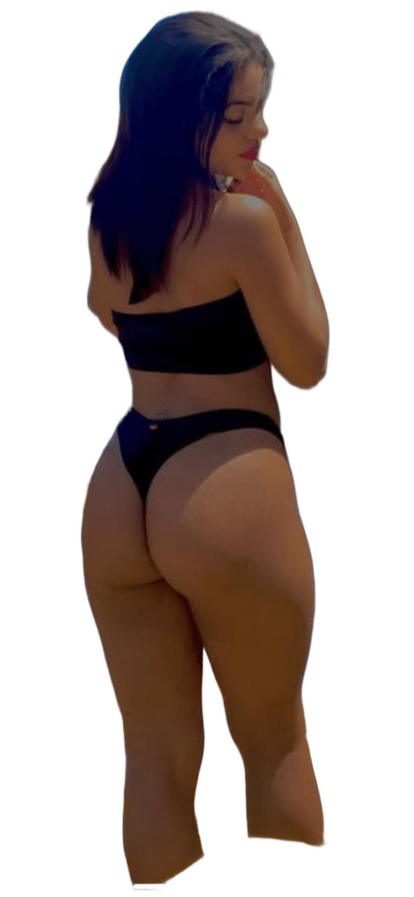 Latina Cute Big Butt Stickers 