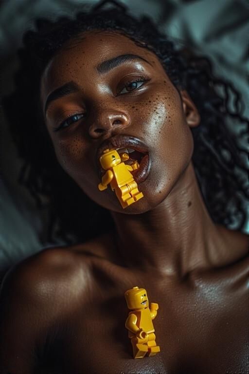Figuras de LEGO NSFW en cuerpos africanos