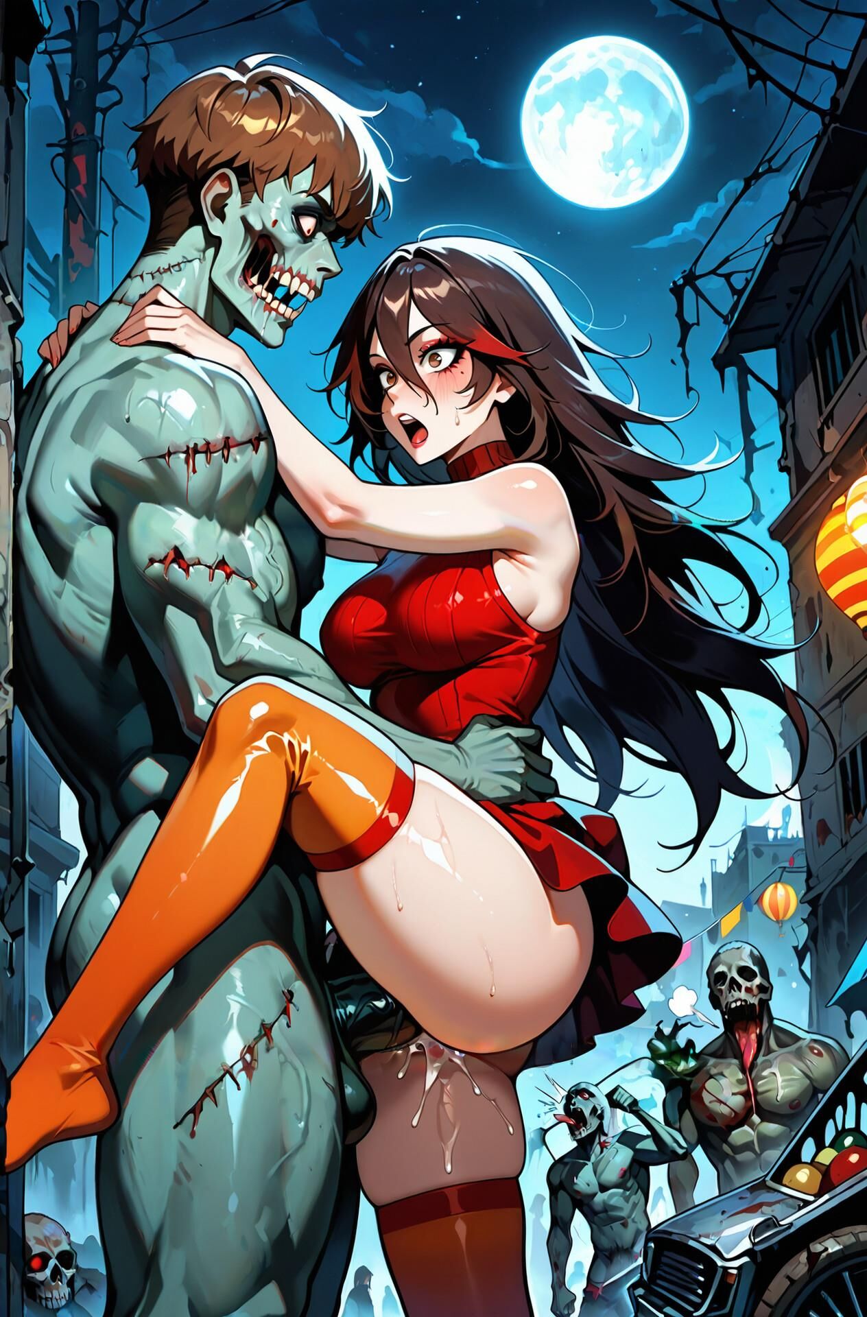 Ai enormes zombis joder chicas