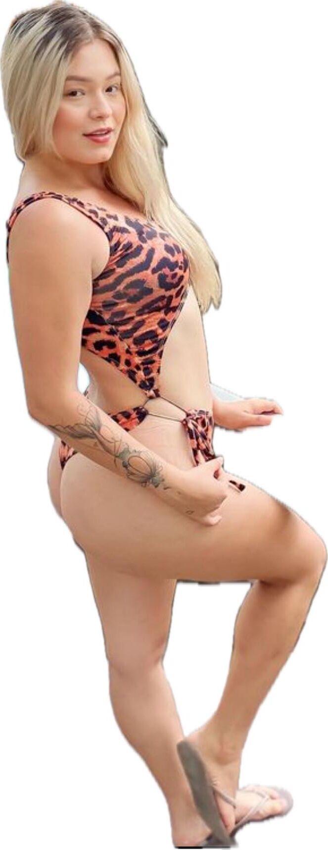Latina Cute Big Butt Stickers 