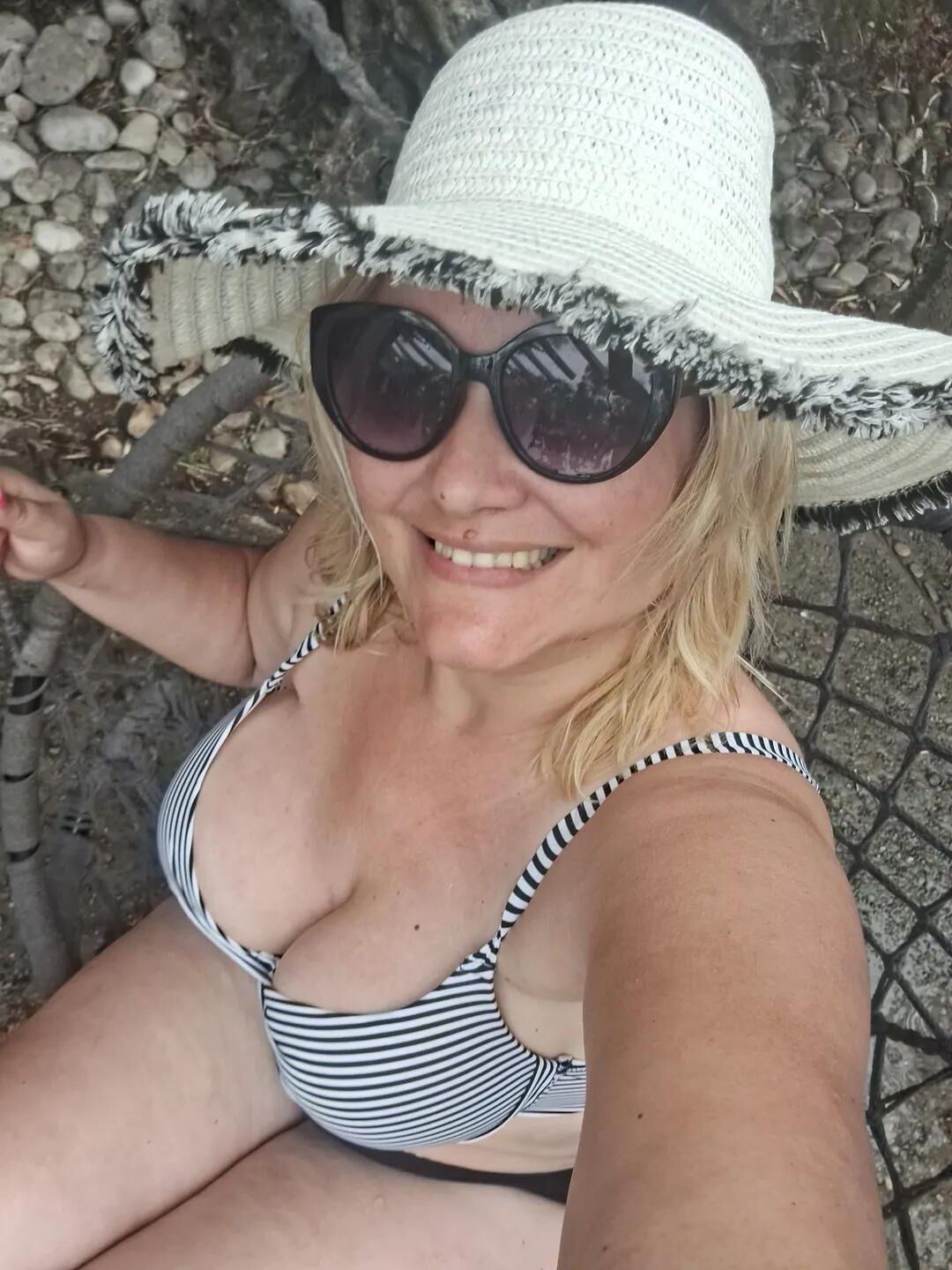 On the beach