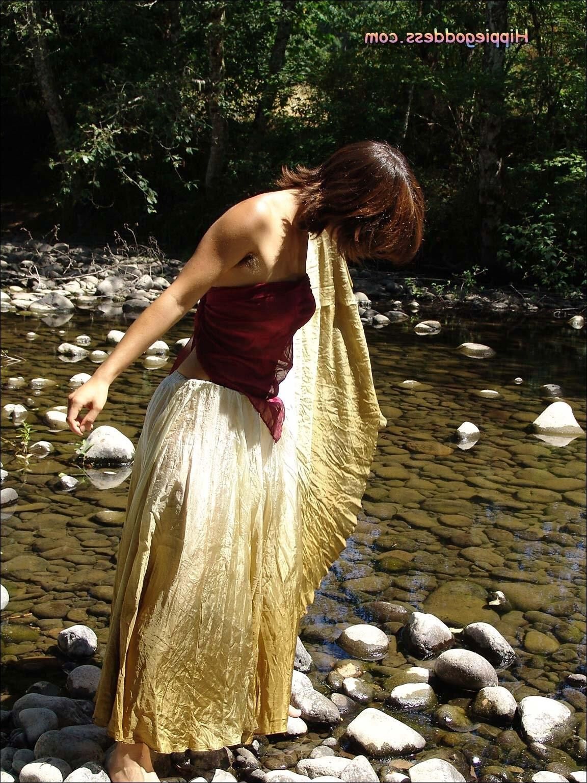 HippieGoddess BREA Washing in the river