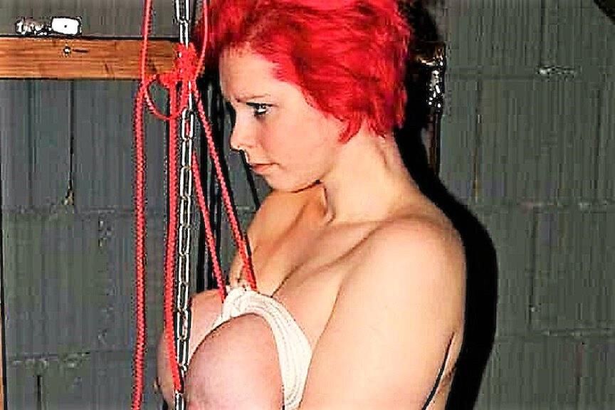Big Tit youngster in bondage