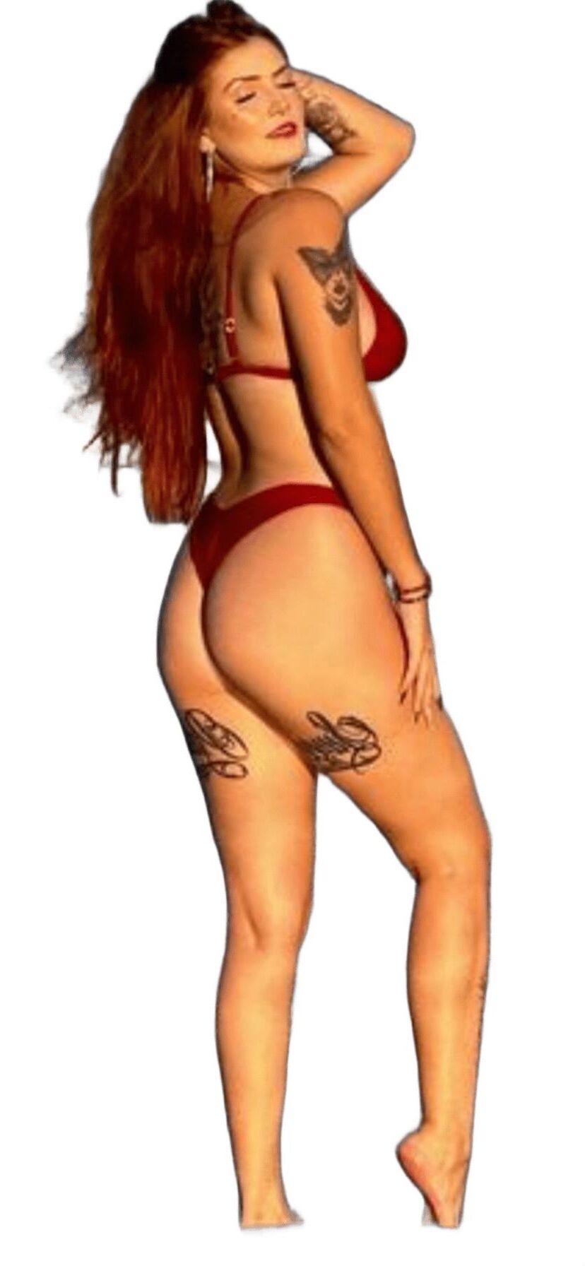 Latina Cute Big Butt Stickers 