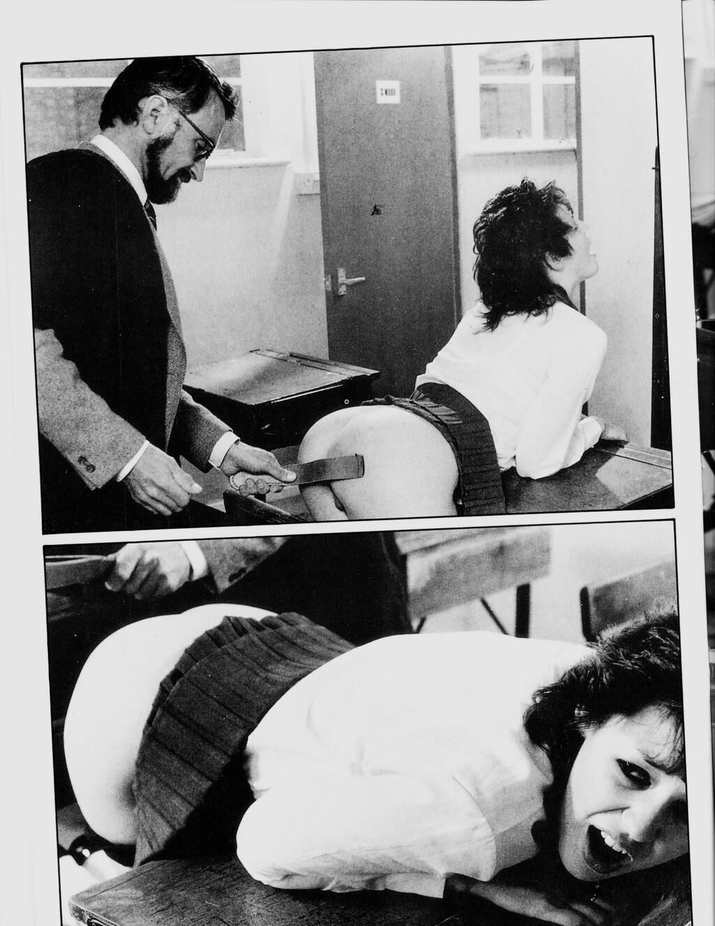 Retro Spalking Blushes Picture Set Escritorio de la escuela