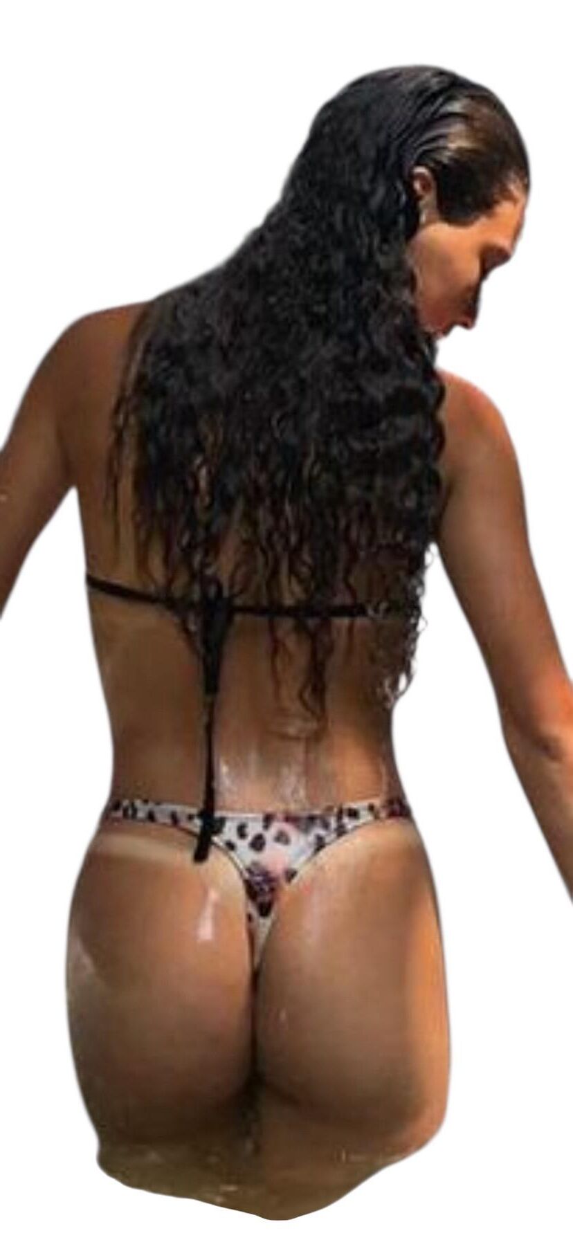 Latina Cute Big Butt Stickers 
