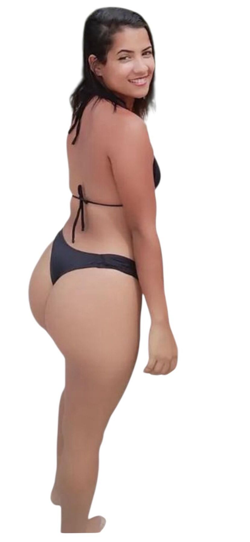 Latina Cute Big Butt Stickers 