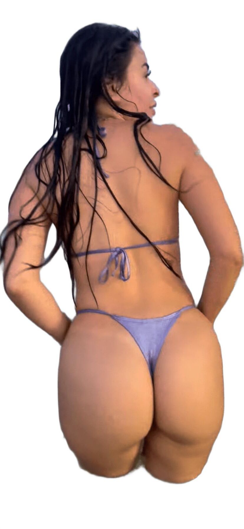 Latina Cute Big Butt Stickers 