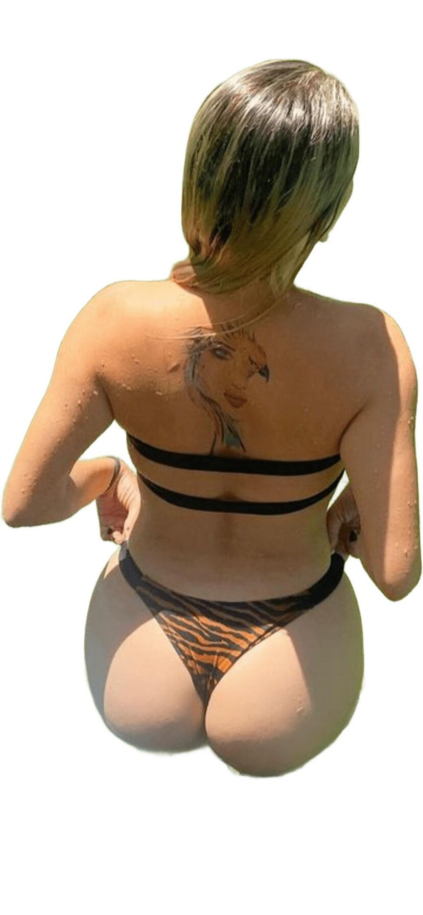 Latina Cute Big Butt Stickers 