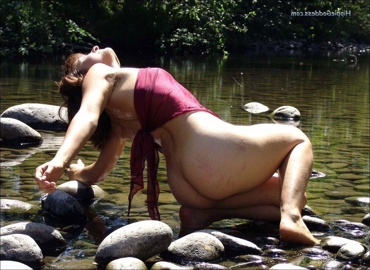 HippieGoddess BREA Washing in the river