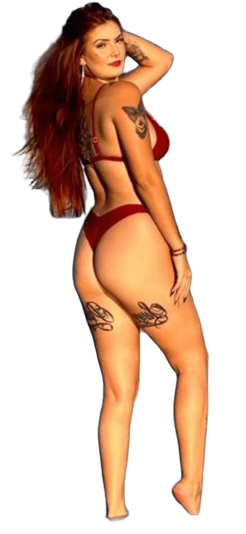 Latina Cute Big Butt Stickers 