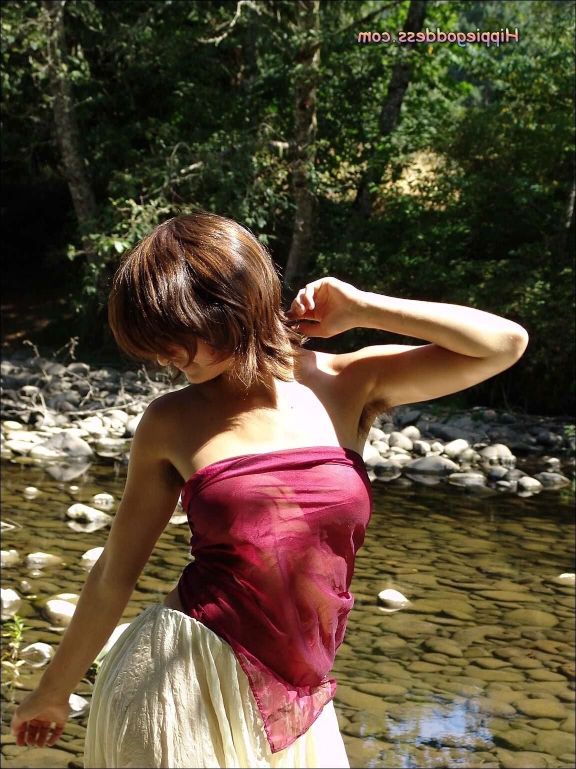 HippieGoddess BREA Washing in the river