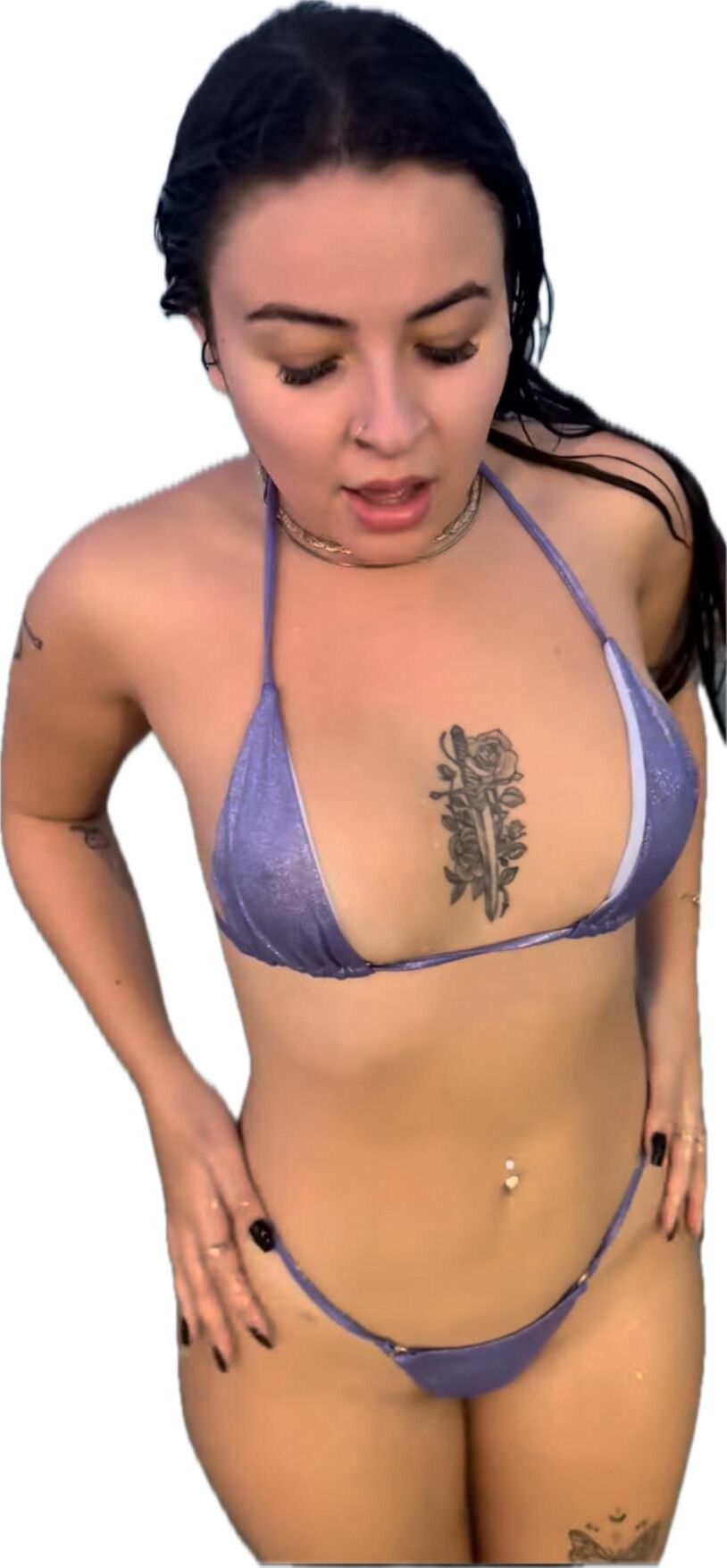 Latina Cute Big Butt Stickers 