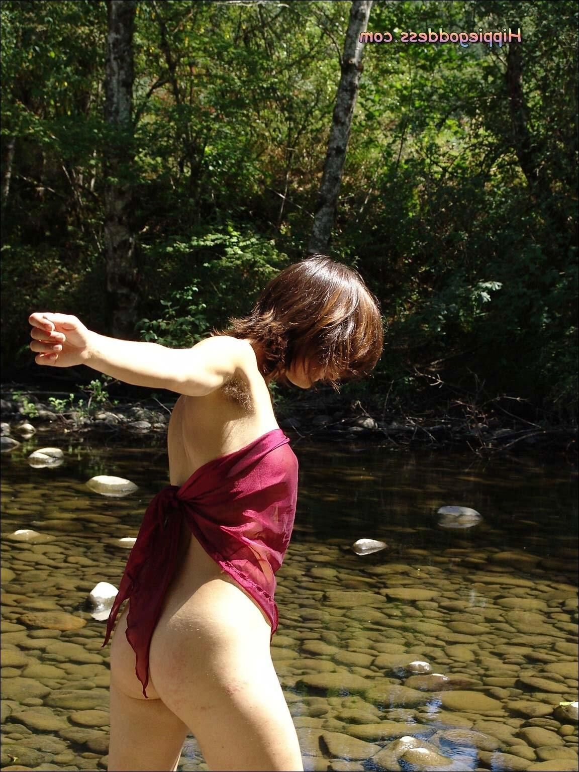 HippieGoddess BREA Washing in the river