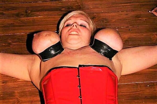 Big Tit youngster in bondage