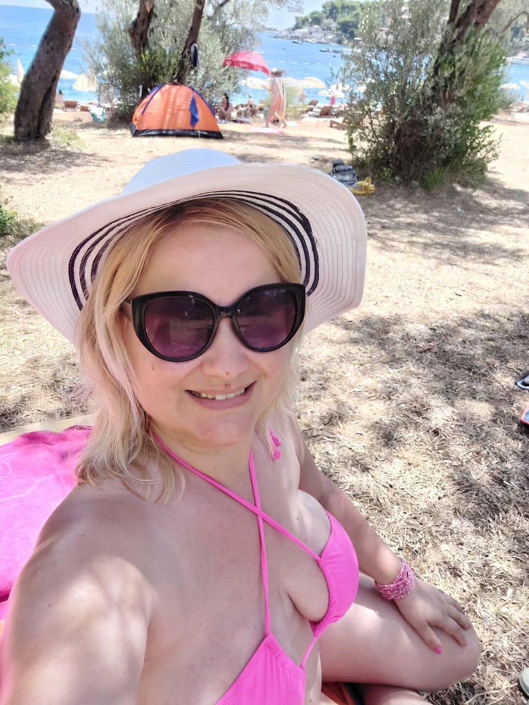 On the beach