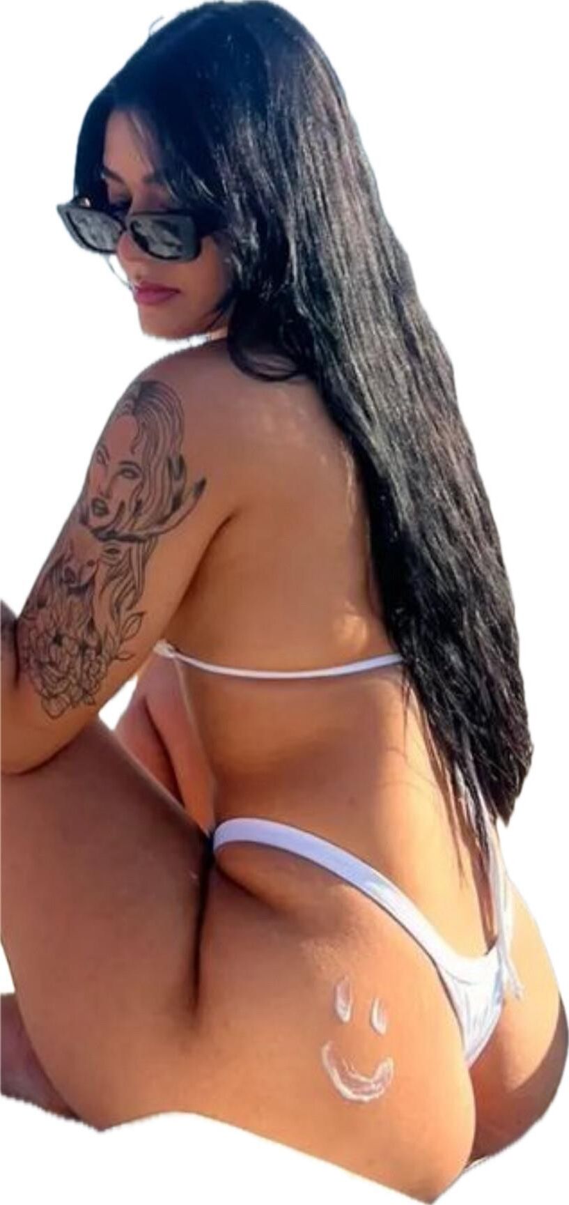 Latina lindas pegatinas grandes de trasero