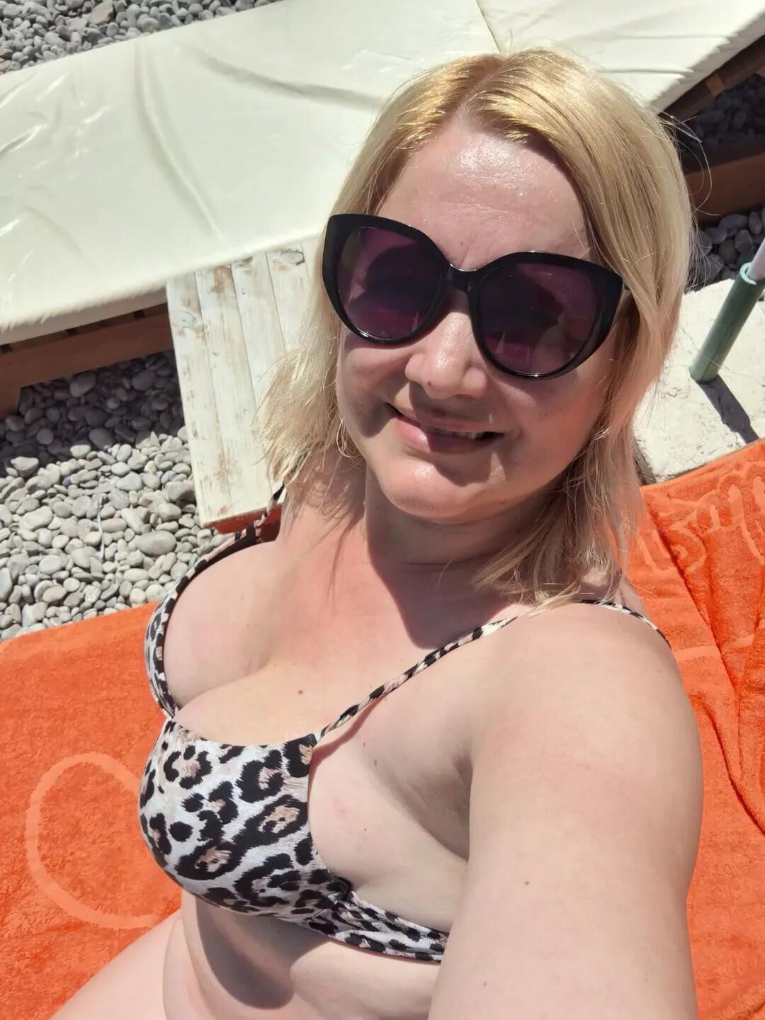 On the beach